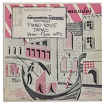 Record With Label Stooges Piano Voice Demo Bree-Bra etc -- 10 Record Is Rare Sonic Lacquer Acetate Disc -- Run-Time Approx. 1:40 Minutes, Clip of Audio Online at NateDSanders.com